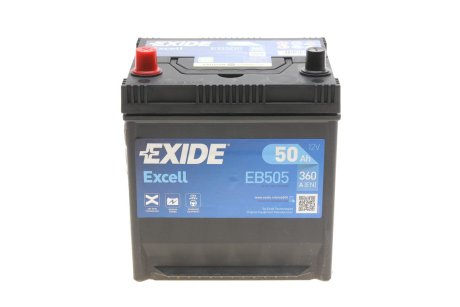 Стартерная аккумуляторная батарея EXIDE EB505