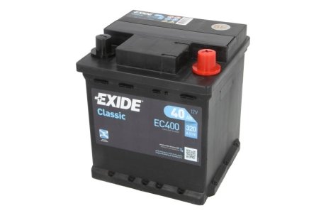 Стартерная аккумуляторная батарея EXIDE EC400 (фото 1)