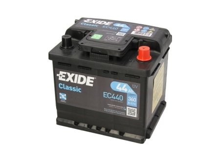 Стартерная аккумуляторная батарея EXIDE EC440 (фото 1)