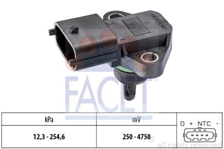 Датчик давления наддува Hyundai Matrix 1.5 crdi (04-10) (10.3131) FACET 103131