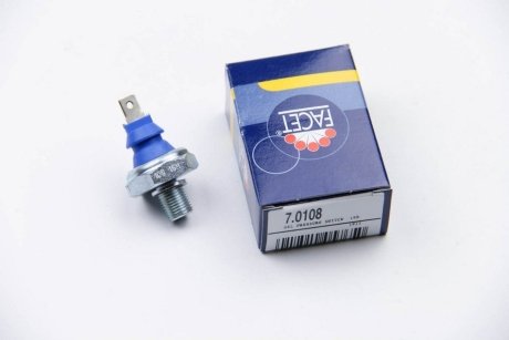 Датчик давления масла (0,3bar/1 конт./голубой) VW T4/Golf II/III/LT I 1.2-2.5 TDI (7.0108) FACET 70108 (фото 1)