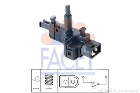 Датчик заднего хода Mercedes Benz W124/202/210 (88-) (7.6165) FACET 76165 (фото 1)