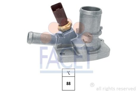 Термостат Fiat 500 1.2 (07-) (7.8699) FACET 78699 (фото 1)