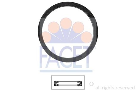 Уплотнительное кольцо термостата Fiat Ducato 2.0 jtd (02-06) (7.9560) FACET 79560 (фото 1)