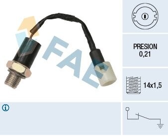 Датчик давления масла FAE 12510