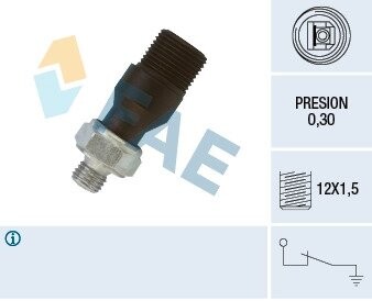 Датчик давления масла FAE 12580