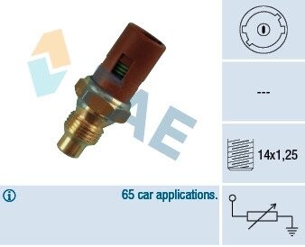 Температурный датчик охлаждающей жидкости FAE 32240