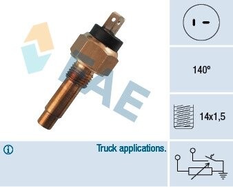 Температурный датчик охлаждающей жидкости FAE 34340