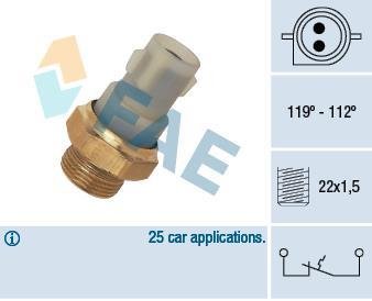 Термовыключатель, вентилятор радиатора FAE 37700 (фото 1)