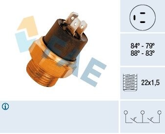 Термовыключатель, вентилятор радиатора FAE 37810