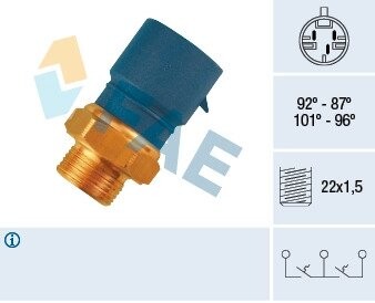 Термовыключатель, вентилятор радиатора FAE 38240