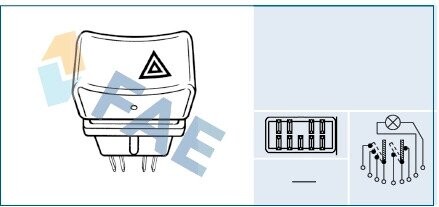 Указатель аварийной сигнализации FAE 61270