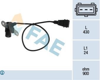 Датчик импульсов, Датчик частоты вращения, управление двигателем FAE 79032