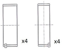 Вкладиши шатуннi 0.30 PSA 2.0HDI DW10A/B FAI AUTOPARTS BB2069-030