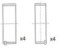 Вкладиши шатунні STD Psa 2.0HDI DW10A/B FAI AUTOPARTS BB2069-STD (фото 1)