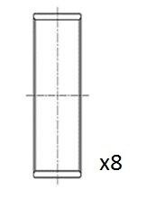 Вкладиші шатунні FORD 1.6 ZETEC /FAA-/ FAI AUTOPARTS BB2084025