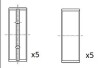 Вкладиші корінні (+0,25) Renault 2.0 dCi mot.M9R 7../8.. 06- FAI AUTOPARTS BM1058-025 (фото 1)