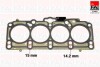 Прокладка головки Audi/VW 1.9TDI 2 метки FAI AUTOPARTS HG1012A (фото 1)