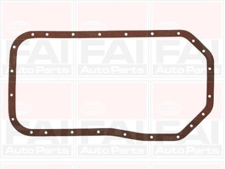 Прокладка масляного піддона Mitsubishi Gallant II/Pajero/L300 2.3TD/2.5D 82-06 FAI AUTOPARTS SG375 (фото 1)