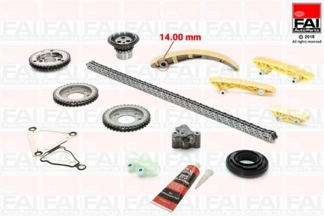 Комплект цели привода распредвала FAI AUTOPARTS TCK160