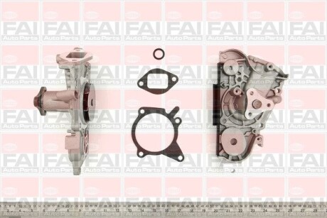 Водяной насос FAI AUTOPARTS WP6302