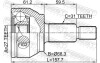 Шрус зовнішній 27x68.3x31 FEBEST 2910EVOQ (фото 2)