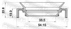 САЛЬНИК 38.5X54.15X10.9X22.8, SUZUKI FEBEST 95HCS-40541123L (фото 2)