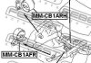 Подушка двигуна передня mt FEBEST MMCB1AFR (фото 2)