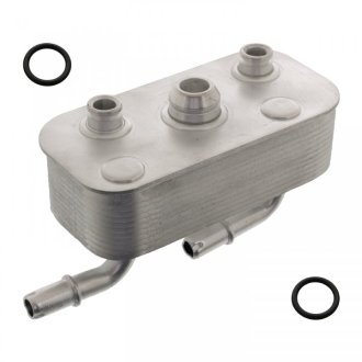 Масляный радиатор для автоматической коробки передач, с уплотнительными кольцами FEBI BILSTEIN 100128 (фото 1)