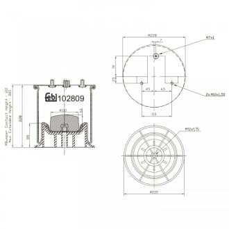 Подушка амортизуюча FEBI BILSTEIN 102809