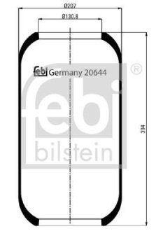 Пневморесора FEBI BILSTEIN 20644