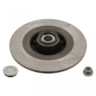Тормозной диск с подшипником колеса, импульсным кольцом абс, гайкой оси и защитным колпачком FEBI BILSTEIN 28156