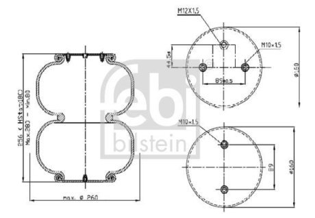 Подушка амортизуюча FEBI BILSTEIN 39420