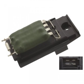 Резистор вентилятора печки для воздуходувки FEBI BILSTEIN 45415 (фото 1)
