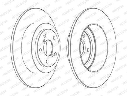 Тормозной диск FERODO DDF1647C