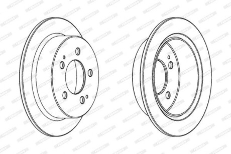 Тормозной диск FERODO DDF1753C