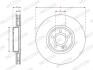 Гальмівний диск FERODO DDF3109C-1 (фото 2)