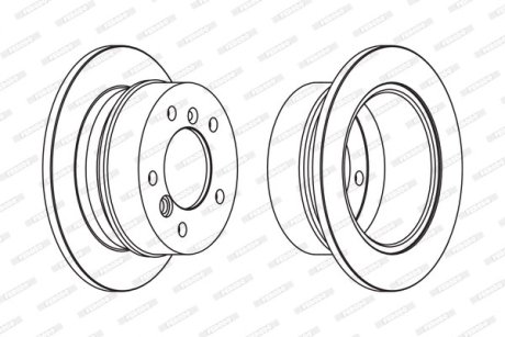 Тормозной диск FERODO FCR230A