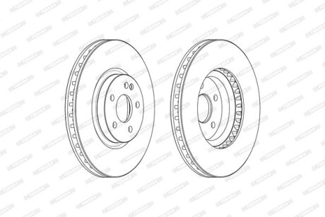 Тормозной диск FERODO FCR379A