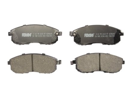 Колодки гальмівні дискові, комплект FERODO FDB1559 (фото 1)