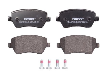 Комплект гальмівних колодок з 4 шт. дисків FERODO FDB1617