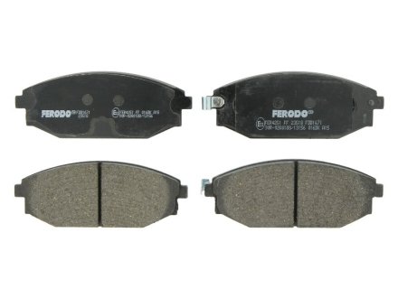 Колодки гальмівні дискові, комплект FERODO FDB1671 (фото 1)