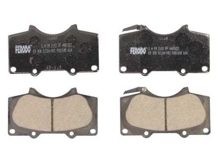 Колодки передние LC120/LC150/FJ/GX470/GX460/SEQUOIA /TUNDRA/FORTUNER FERODO FDB1698