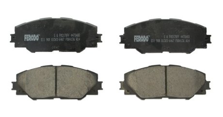 Колодки тормозные FERODO FDB4136