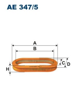 Воздушный фильтр FILTRON AE3475