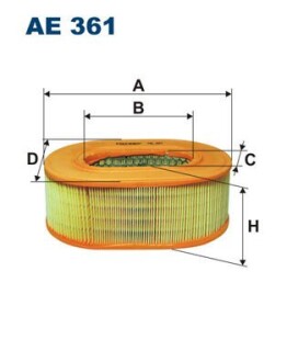 Воздушный фильтр FILTRON AE361