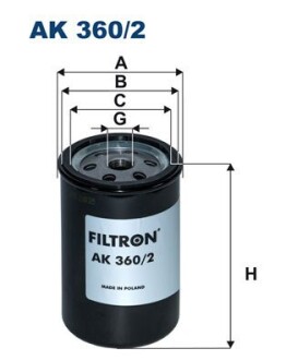 Воздушный фильтр FILTRON AK3602 (фото 1)