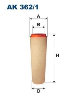 Воздушный фильтр FILTRON AK3621