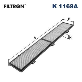 Фильтр, воздух во внутренном пространстве FILTRON K1169A (фото 1)