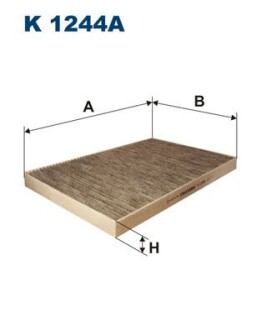 Фильтр, воздух во внутренном пространстве FILTRON K1244A